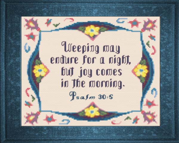 Joy in the Morning - Psalm 30:5b